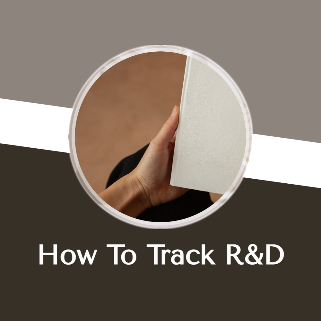 How To Track R&D